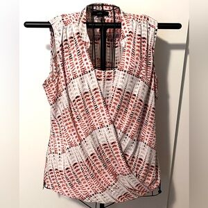 Alfani women’s dressy built-in tank blouse Sz L (12)